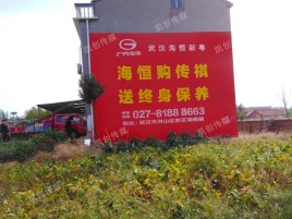滨海农村墙体广告给农村人民带来方便