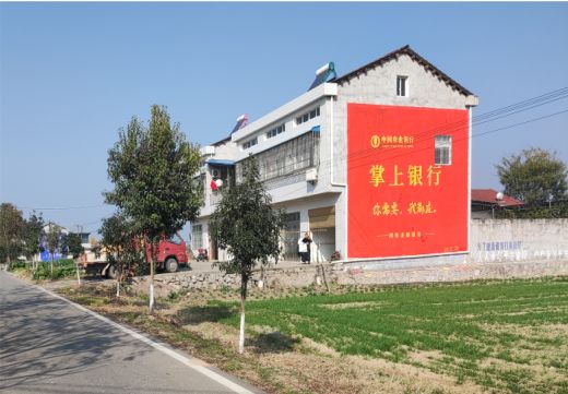 滨海墙体广告具有的独特优势