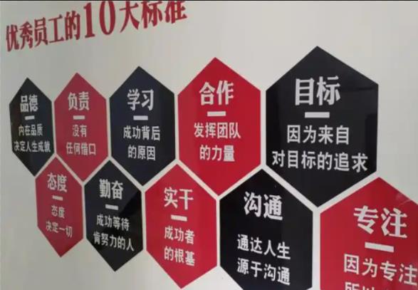 滨海公司文化墙的作用