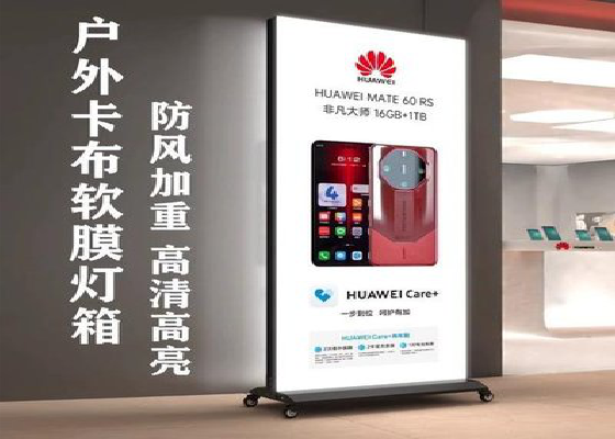 滨海户外防水灯箱的应用特点及适用范围。